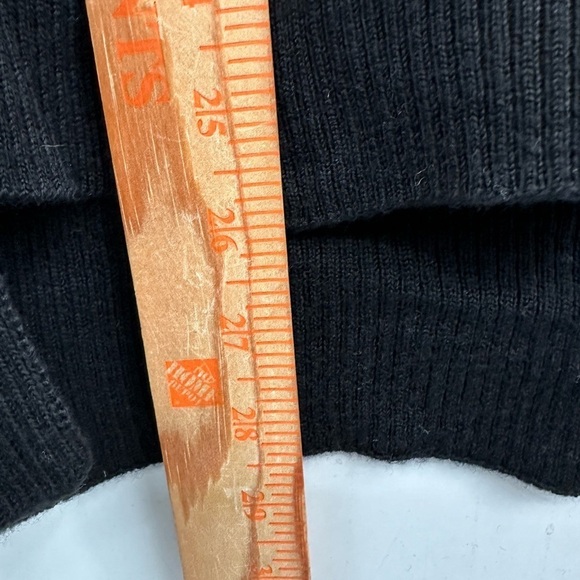 SWEATY BETTY Merino wool Black oversized long sleeve crew neck woman sweater XS - Picture 7 of 12